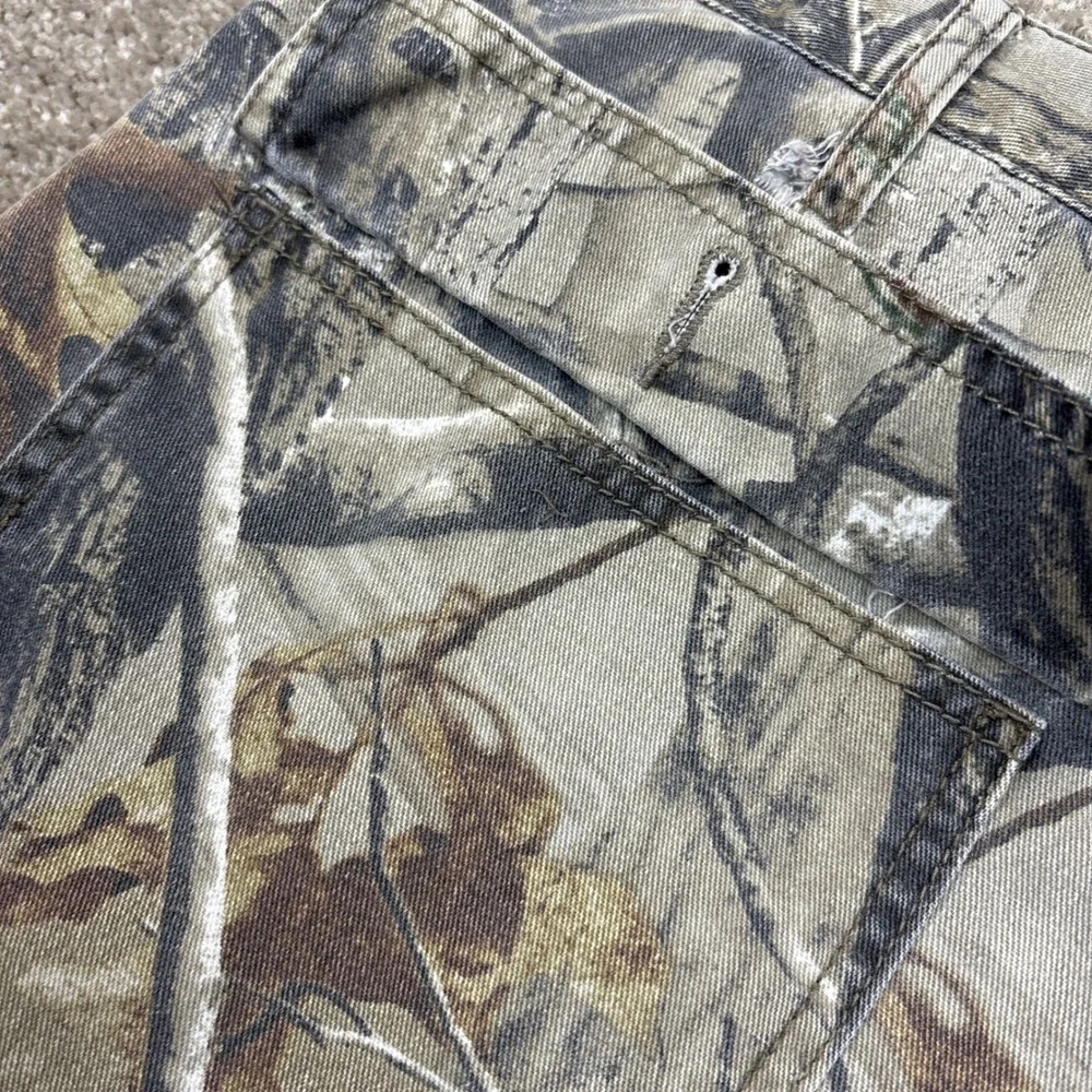 Vintage Y2K Realtree Camo‎ Baggy Cargo Pants Large (36x31)